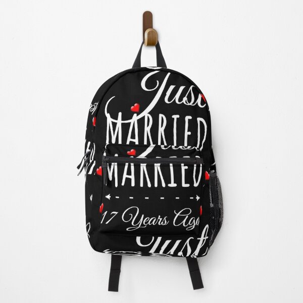 Item preview, Just Married 17 Years Ago - 17th Wedding Anniversary, 17 Years Anniversary Gift For Couple designed and sold by Mozaic Clothes.