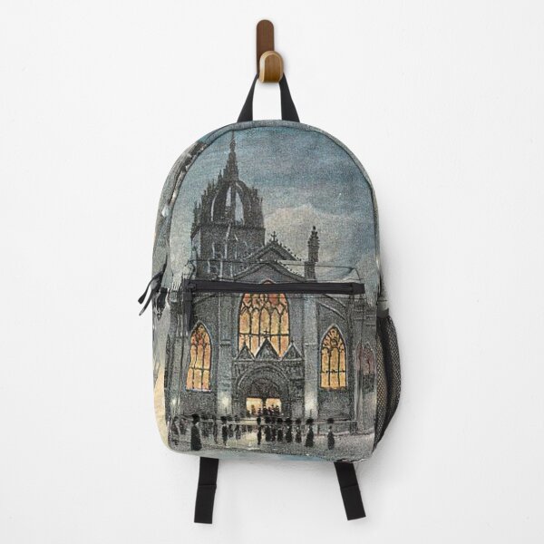 Item preview, Vintage Illustration of St. Giles Cathedral at night, Edinburgh designed and sold by yourscotland.