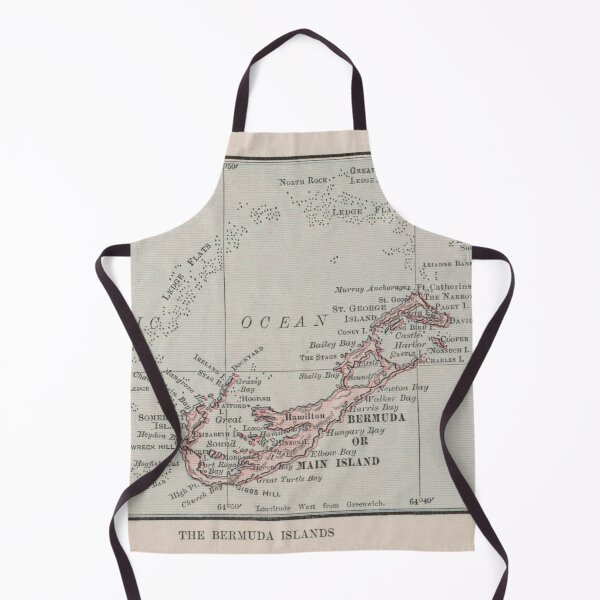 Item preview, Old Bermuda Map (1912) Vintage Bermudian Island Atlas designed and sold by BravuraMedia.