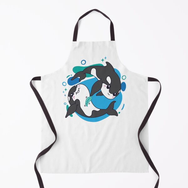 Item preview, Killer Whales Cute Cartoon designed and sold by infleims.