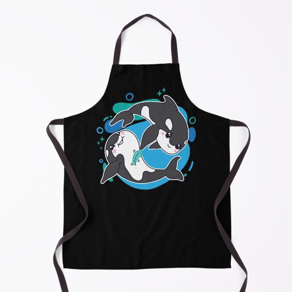 Item preview, Killer Whales Cute Cartoon designed and sold by infleims.