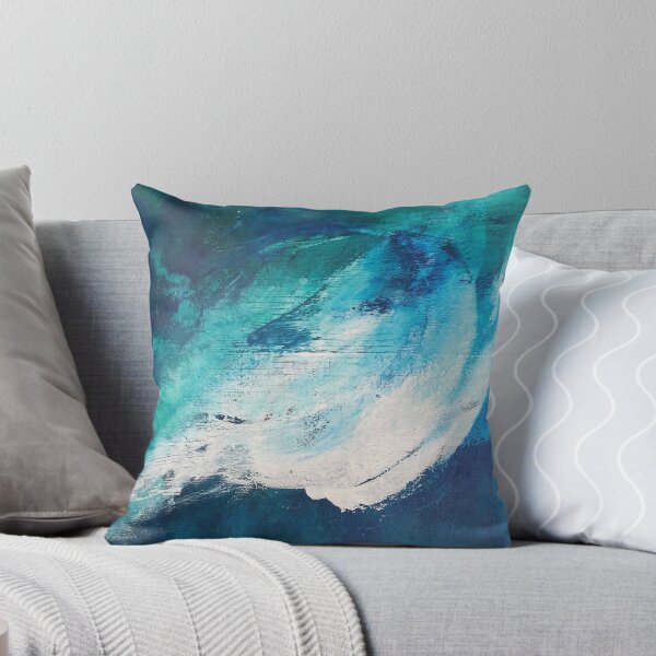 Item preview, Aqua Seahorse Acrylic Abstract Artwork designed and sold by LisWilliams.