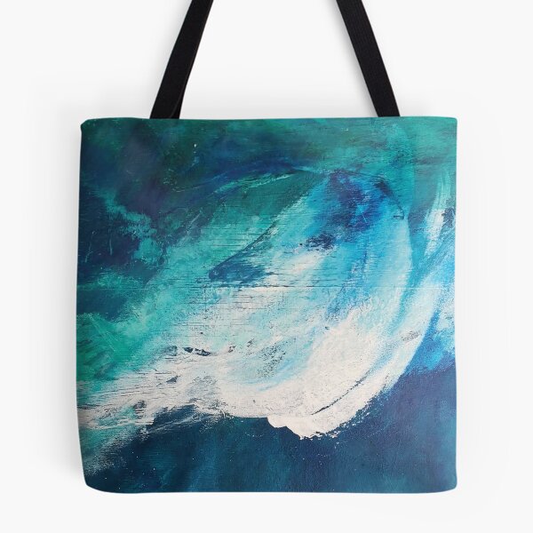Item preview, Aqua Seahorse Acrylic Abstract Artwork designed and sold by LisWilliams.