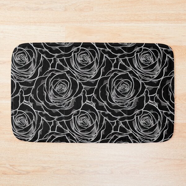 Item preview, Black Rose Pattern, Black Rose Seamless Pattern, Black Rose Pattern Design   designed and sold by graphic-genie.