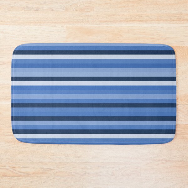 Item preview, Shades of Blue Horizontal Stripes designed and sold by cabgodfrey.