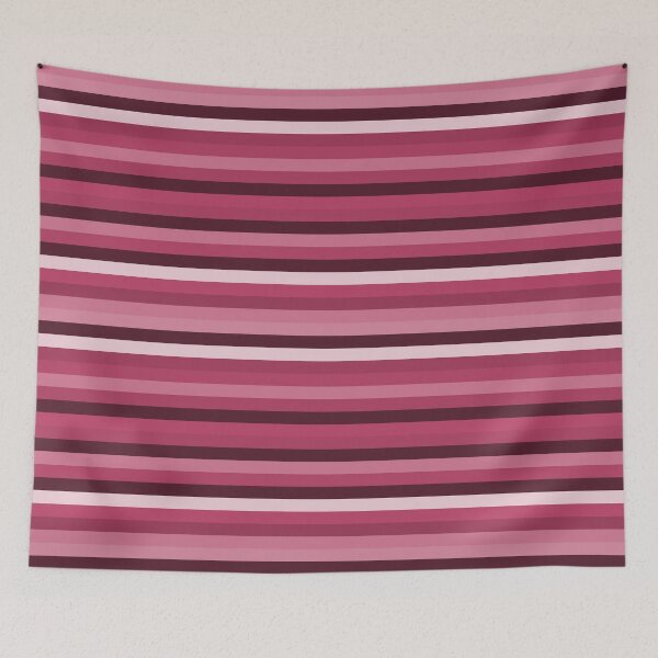 Item preview, Red Multi-Colored Horizontal Stripes designed and sold by cabgodfrey.