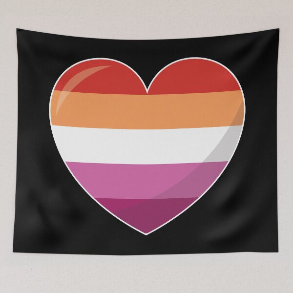 Item preview, Lesbian Pride Heart Gift, Gay Women Girl Love, Lesbian Love is Love LGBT+ designed and sold by ArtsyloShop.