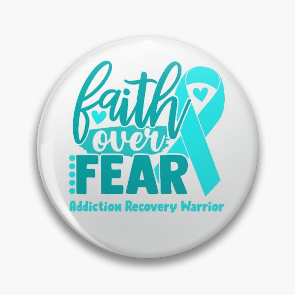Item preview, Faith Over Fear Addiction Recovery Warrior designed and sold by largellie.