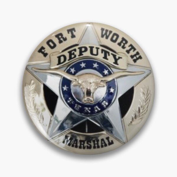Item preview, Fort Worth Texas Marshal Badge designed and sold by Lawrence Baird.
