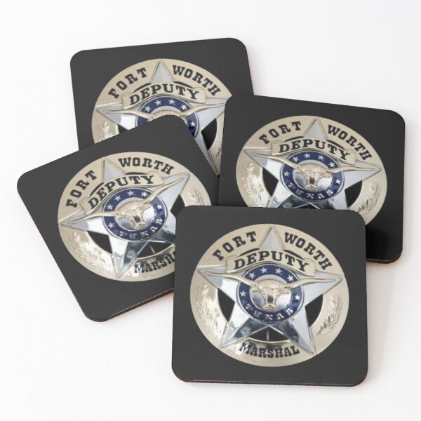 Item preview, Fort Worth Texas Marshal Badge designed and sold by Lawrence Baird.