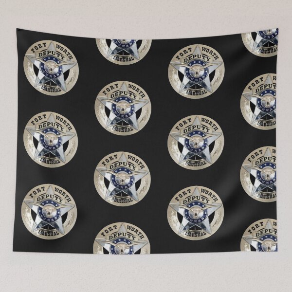 Item preview, Fort Worth Texas Marshal Badge designed and sold by Lawrence Baird.