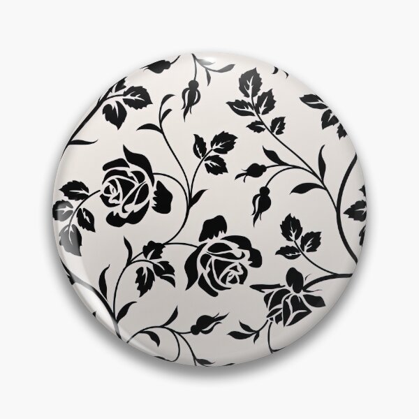 Item preview, Vintage Black Rose Pattern, Black Rose Seamless Pattern, Black Rose Pattern Design   designed and sold by graphic-genie.