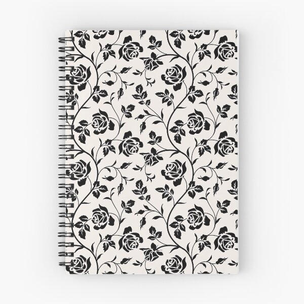 Item preview, Vintage Black Rose Pattern, Black Rose Seamless Pattern, Black Rose Pattern Design   designed and sold by graphic-genie.