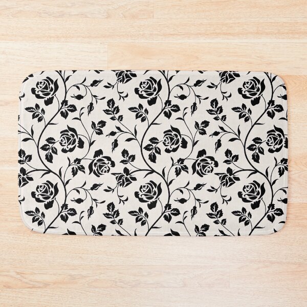 Item preview, Vintage Black Rose Pattern, Black Rose Seamless Pattern, Black Rose Pattern Design   designed and sold by graphic-genie.