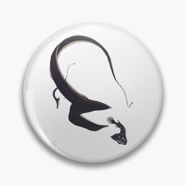Item preview, Gulper Eel Chasing Deep Sea Fish designed and sold by WCS-Archives.