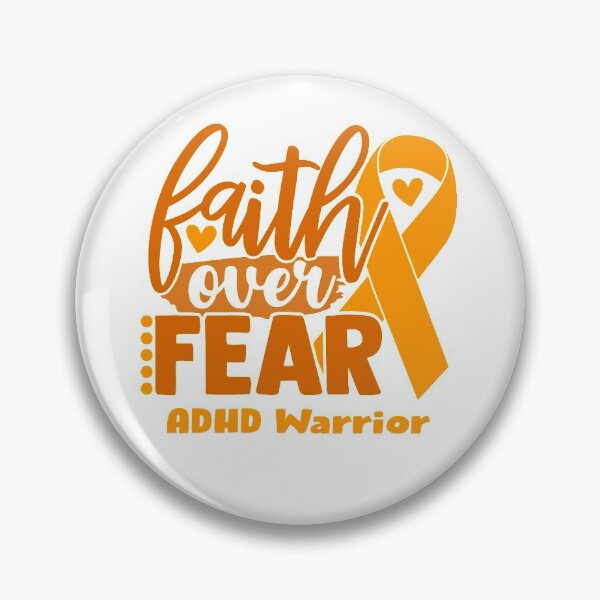 Item preview, Faith Over Fear ADHD Warrior designed and sold by largellie.