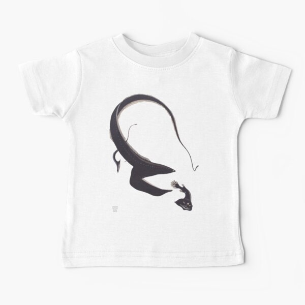 Gulper Eel Chasing Deep Sea Fish Baby T-Shirt
