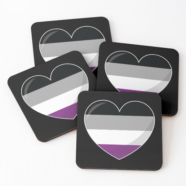 Item preview, Asexual Ace Pride Heart Gift, Asexual Demisexual Greysexual Love, Asexual Love is Love LGBT+ designed and sold by ArtsyloShop.