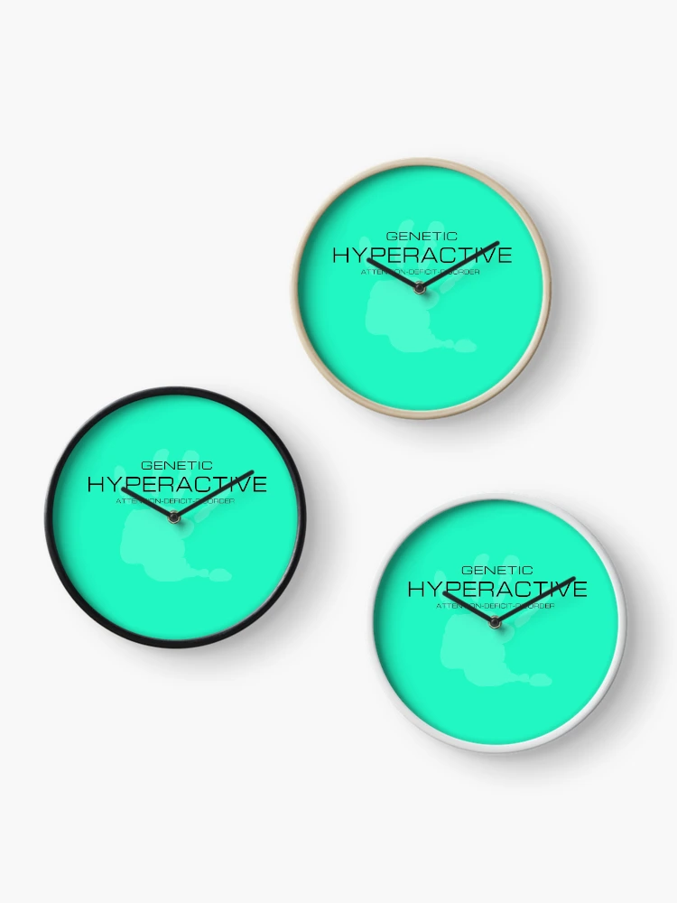 Thumbnail 3 of 4, Clock, Hyper Active Color designed and sold by secondanchor.