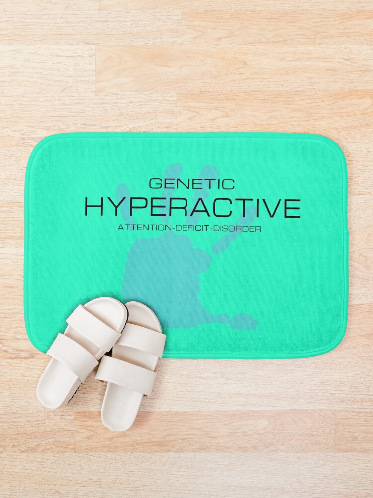 Thumbnail 1 of 6, Bath Mat, Hyper Active Color designed and sold by secondanchor.