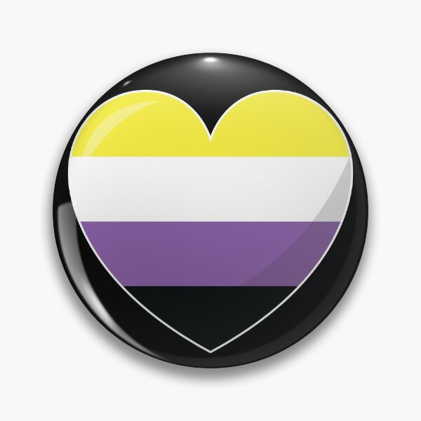 Item preview, Non Binary Pride Heart Gift, NonBinary Enby Love, Non Binary NB Love is Love LGBT+ designed and sold by ArtsyloShop.