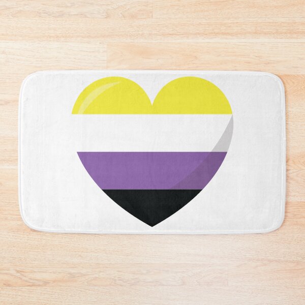 Item preview, Non Binary Pride Heart Gift, NonBinary Enby Love, Non Binary NB Love is Love LGBT+ designed and sold by ArtsyloShop.