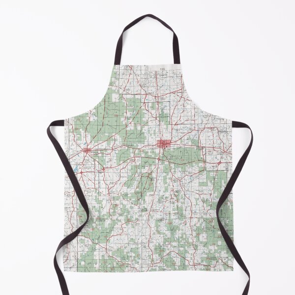 Item preview, Old Bienville National Forest Map (1964) Vintage Mississippi Woodlands Reserve Atlas designed and sold by BravuraMedia.