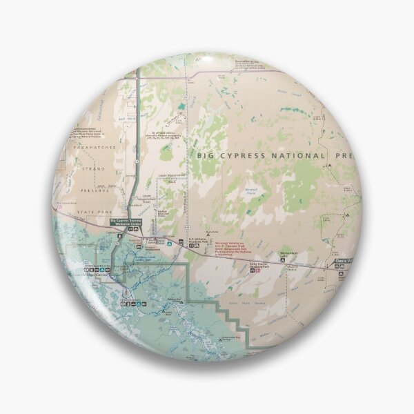 Item preview, Big Cypress National Preserve Map (2011) Florida Forest Reserve Atlas designed and sold by BravuraMedia.