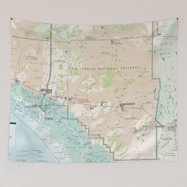 Item preview, Big Cypress National Preserve Map (2011) Florida Forest Reserve Atlas designed and sold by BravuraMedia.