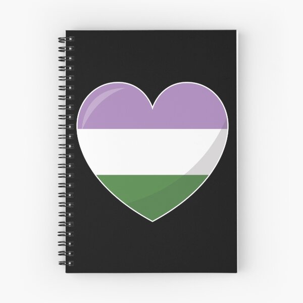 Item preview, Queer Pride Heart Gift, GenderQueer Love, Queer Love is Love LGBT+ designed and sold by ArtsyloShop.