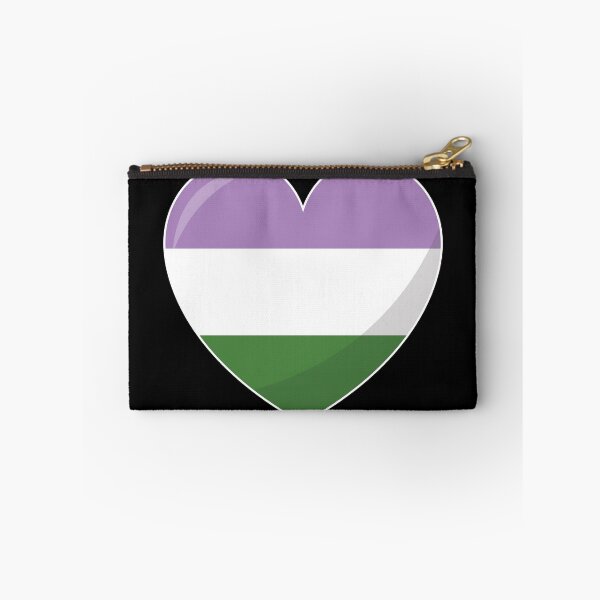 Item preview, Queer Pride Heart Gift, GenderQueer Love, Queer Love is Love LGBT+ designed and sold by ArtsyloShop.