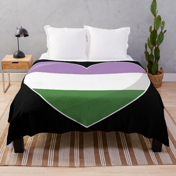 Item preview, Queer Pride Heart Gift, GenderQueer Love, Queer Love is Love LGBT+ designed and sold by ArtsyloShop.