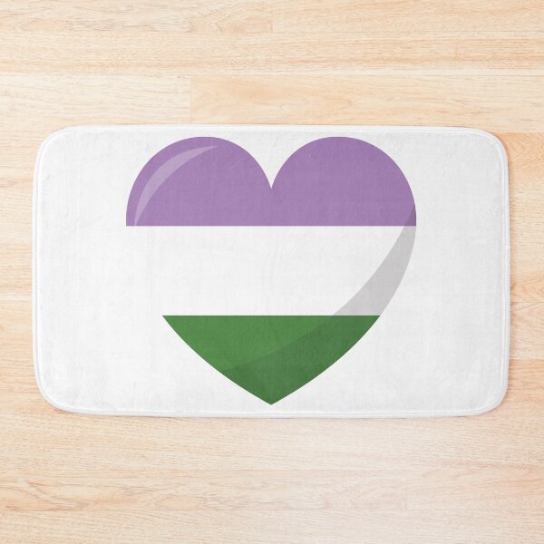 Item preview, Queer Pride Heart Gift, GenderQueer Love, Queer Love is Love LGBT+ designed and sold by ArtsyloShop.
