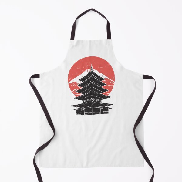 Item preview, Japanese Pagode With Mount Fuji designed and sold by infleims.