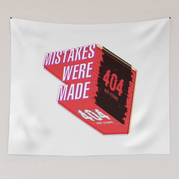 Item preview, Mistakes Were Made - Minimal - Psychedelic - Red & White designed and sold by crazycollective.