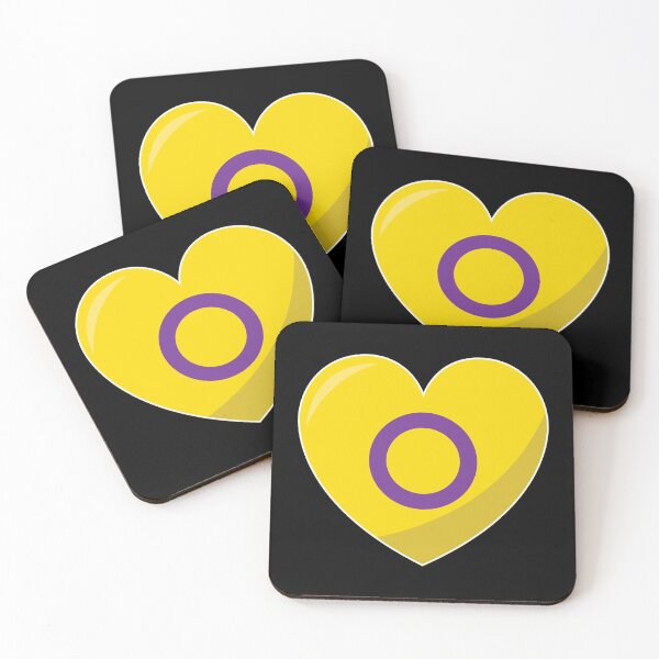 Item preview, Intersex Pride Heart Gift, intersexuality Love, Intersex Love is Love LGBT+ designed and sold by ArtsyloShop.