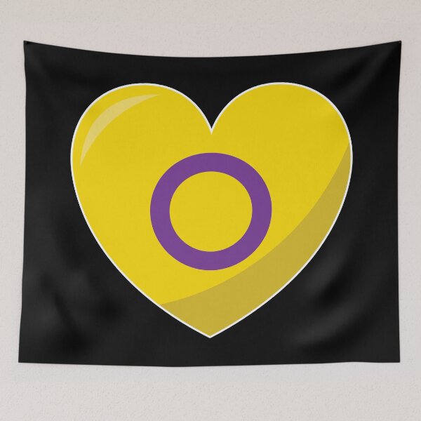 Item preview, Intersex Pride Heart Gift, intersexuality Love, Intersex Love is Love LGBT+ designed and sold by ArtsyloShop.