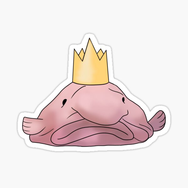 Blob Fish Sticker for Sale by SillyFun