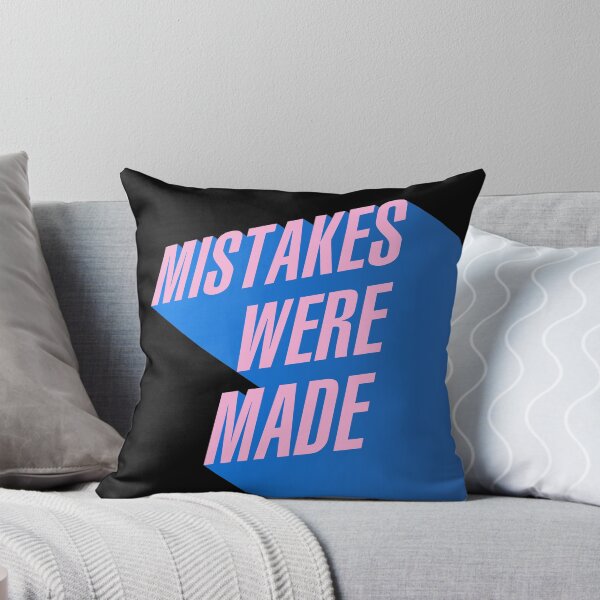 Item preview, Mistakes Were Made - Minimal - Pink & Blue Plain designed and sold by crazycollective.