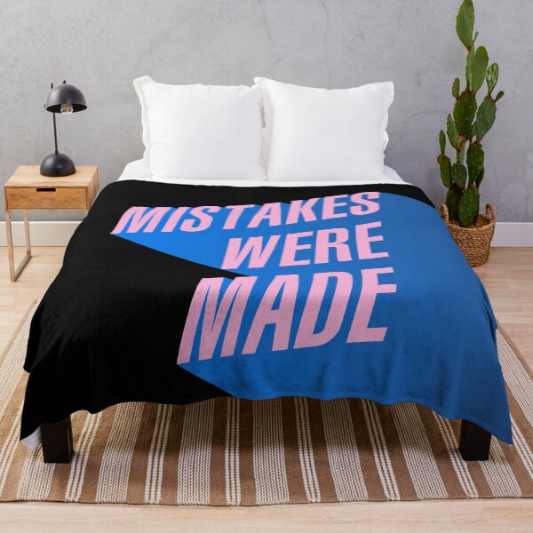 Item preview, Mistakes Were Made - Minimal - Pink & Blue Plain designed and sold by crazycollective.