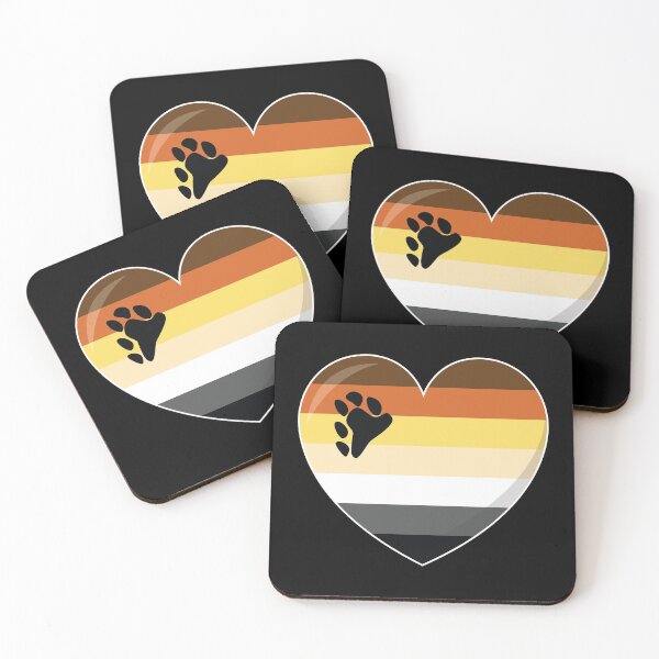 Item preview, Bear Brotherhood Pride Heart Gift, Bear Flag Love, Bear Brotherhood Love is Love LGBT+ designed and sold by ArtsyloShop.