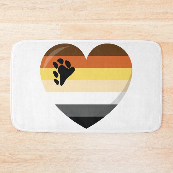 Item preview, Bear Brotherhood Pride Heart Gift, Bear Flag Love, Bear Brotherhood Love is Love LGBT + designed and sold by ArtsyloShop.