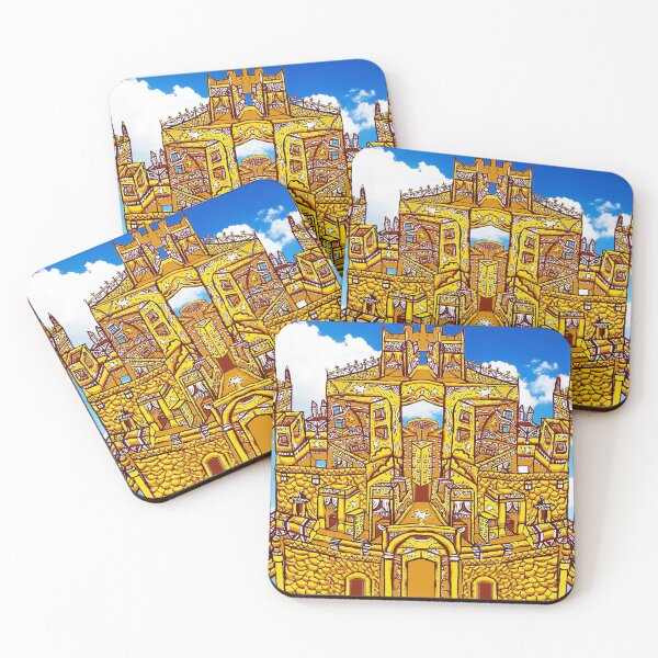 Item preview, Ciudad Cósmica Feliz designed and sold by KingrootArt.