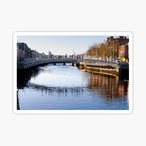 Item preview, Ha'penny Bridge, River Liffey, Dublin, Ireland designed and sold by AndrewJonesFoto.