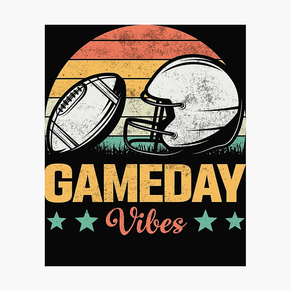 Game Day Vibes - American Football Sunday Football Premium T-Shirt