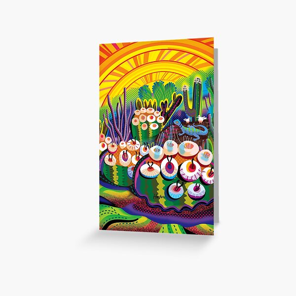 Desert Moss Garden Greeting Card