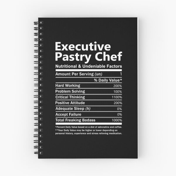 Item preview, Executive Pastry Chef T Shirt - Nutritional And Undeniable Factors Gift Item Tee designed and sold by bramlettaw.