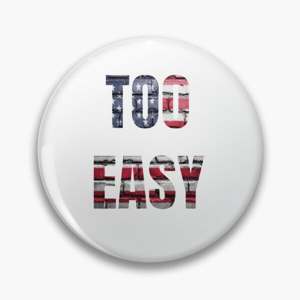 Item preview, Patriotic Too Easy American Flag Military USA designed and sold by classicmusings.