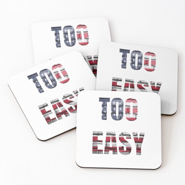 Item preview, Patriotic Too Easy American Flag Military USA designed and sold by classicmusings.
