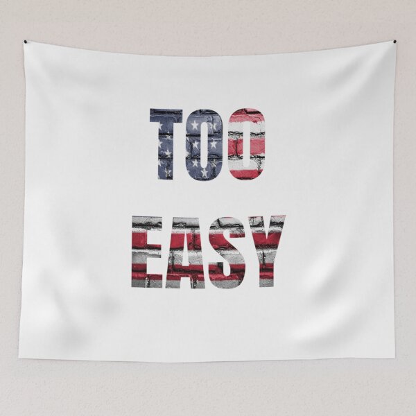 Item preview, Patriotic Too Easy American Flag Military USA designed and sold by classicmusings.